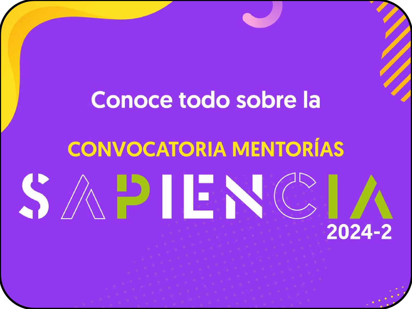 Resultados Convocatoria Mentorías Sapiencia 2024 - 2