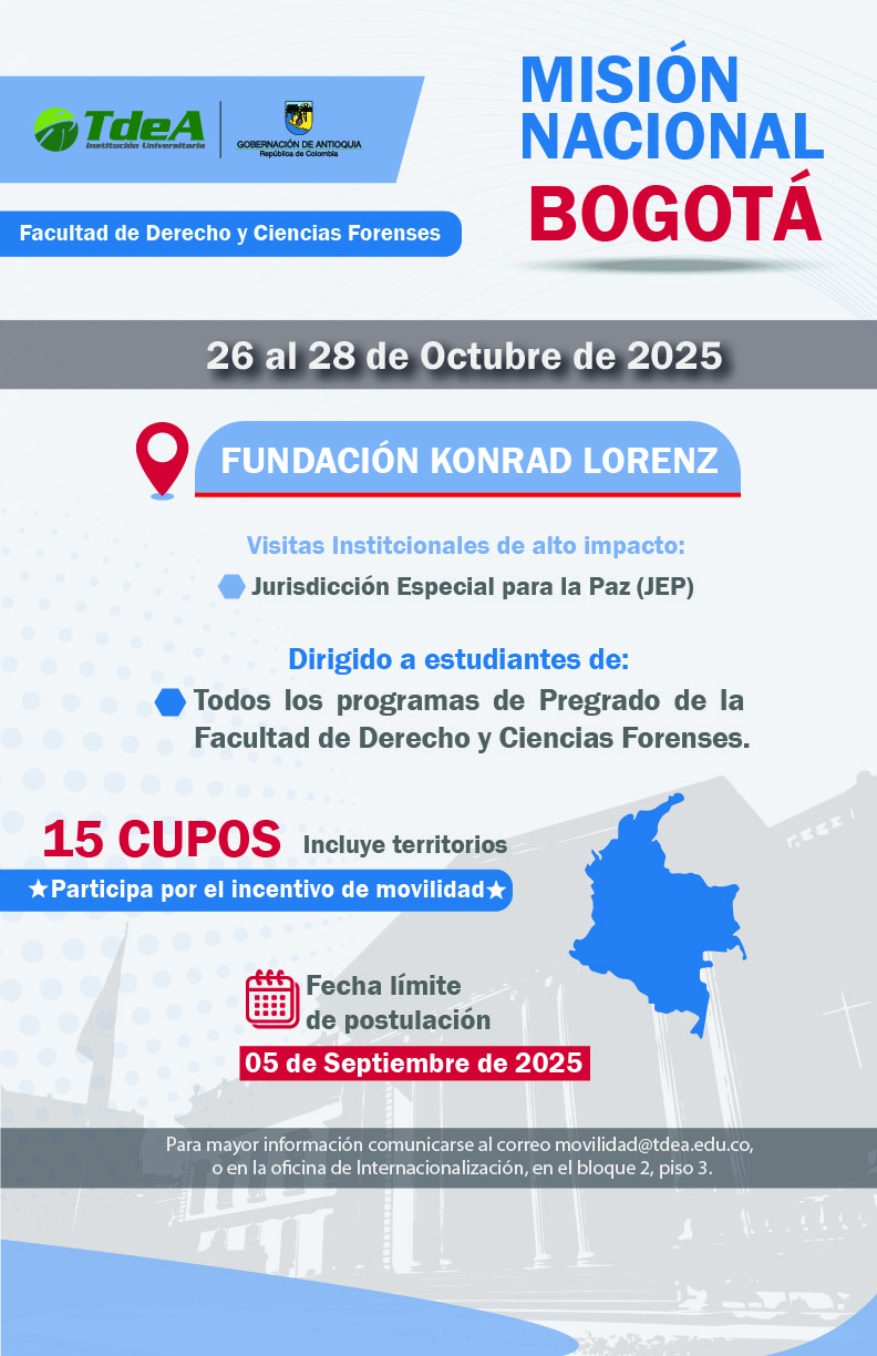 Misión Nacional Bogotá - Facultad de Derecho y Ciencias Forenses
