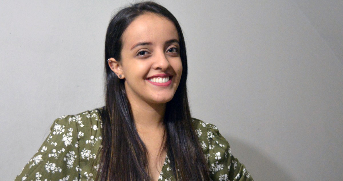 Yessica María López Arboleda estudiante de Trabajo Social del TdeA