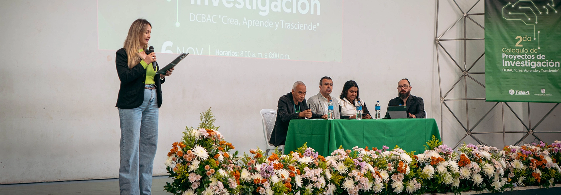Inauguración del Coloquio de Proyectos de Investigación de Ciencias Básicas y Áreas Comunes.