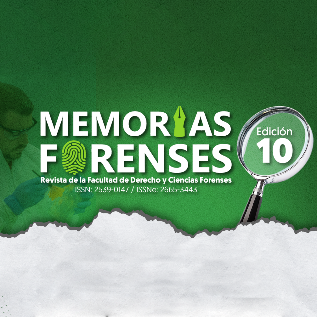 Convocatoria recepción de artículos Memorias Forenses
