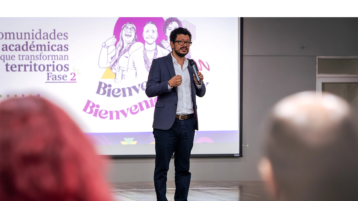 El director de Calidad para la Educación Superior del Ministerio de Educación Nacional, Luis Mauricio Urquijo, dio apertura al encuentro en el TdeA.