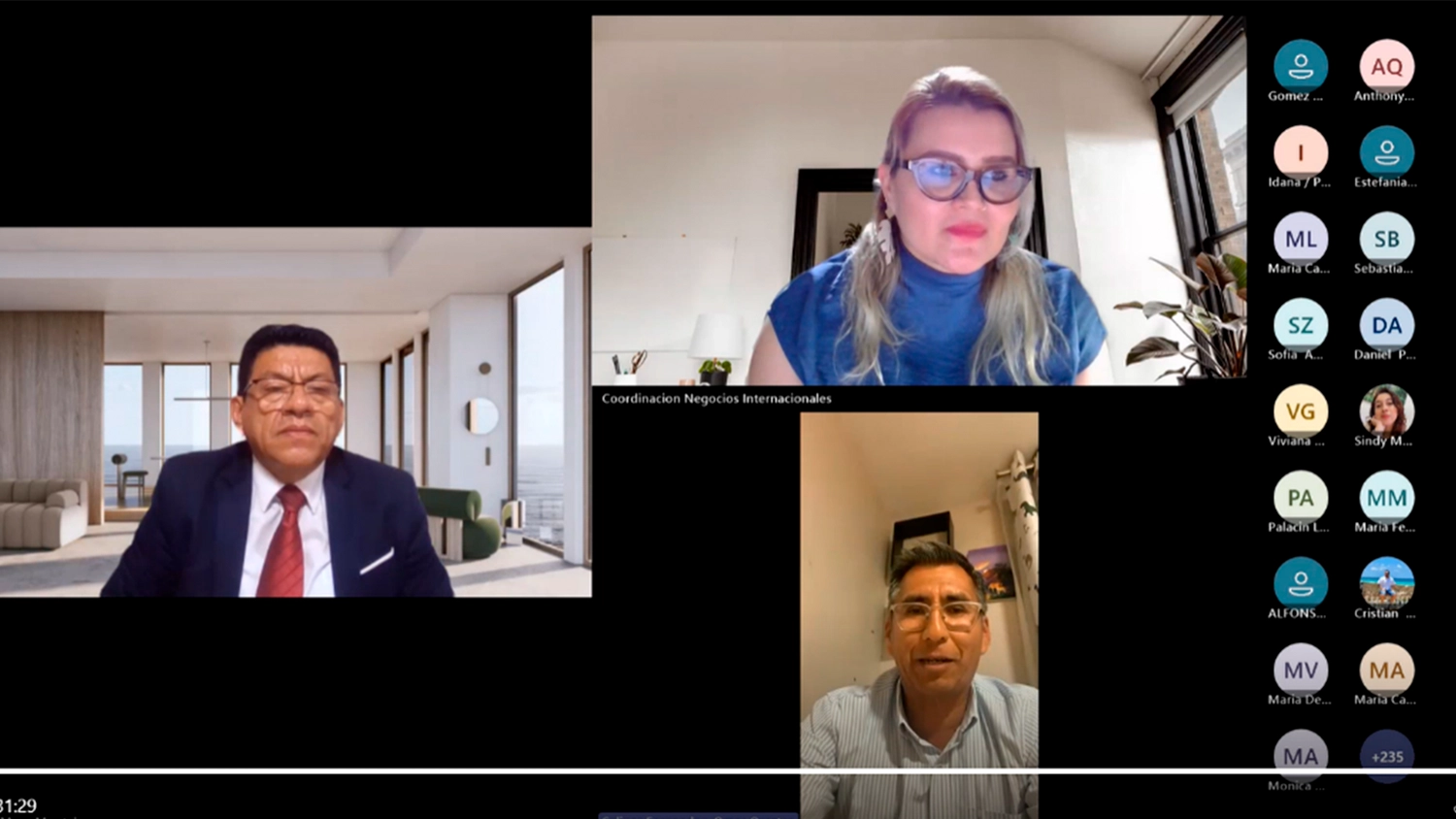Este seminario internacional fue virtual y contó con una asistencia de 1.213 participantes.