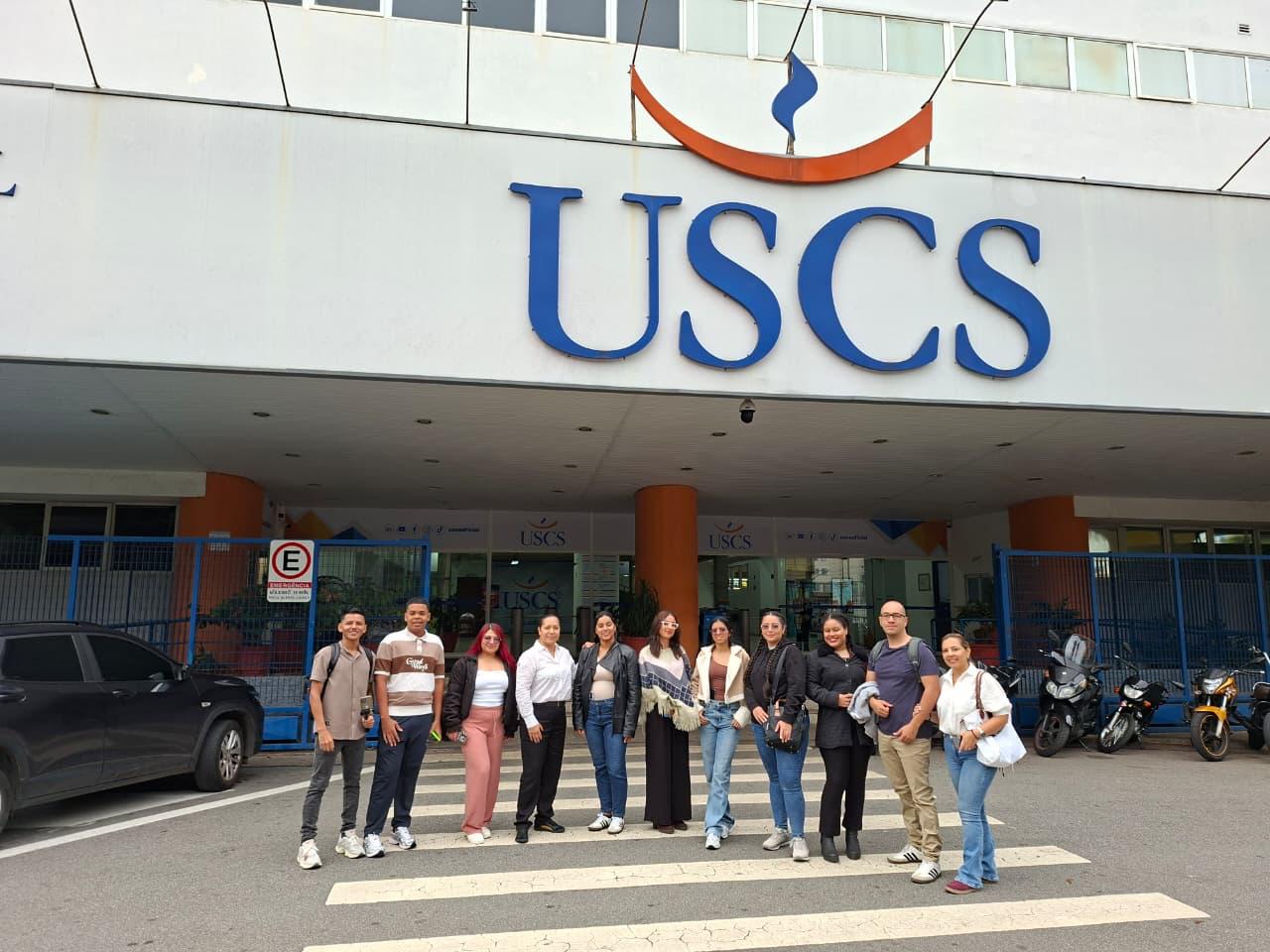 Estudiantes del TdeA en la USCS en Brasil