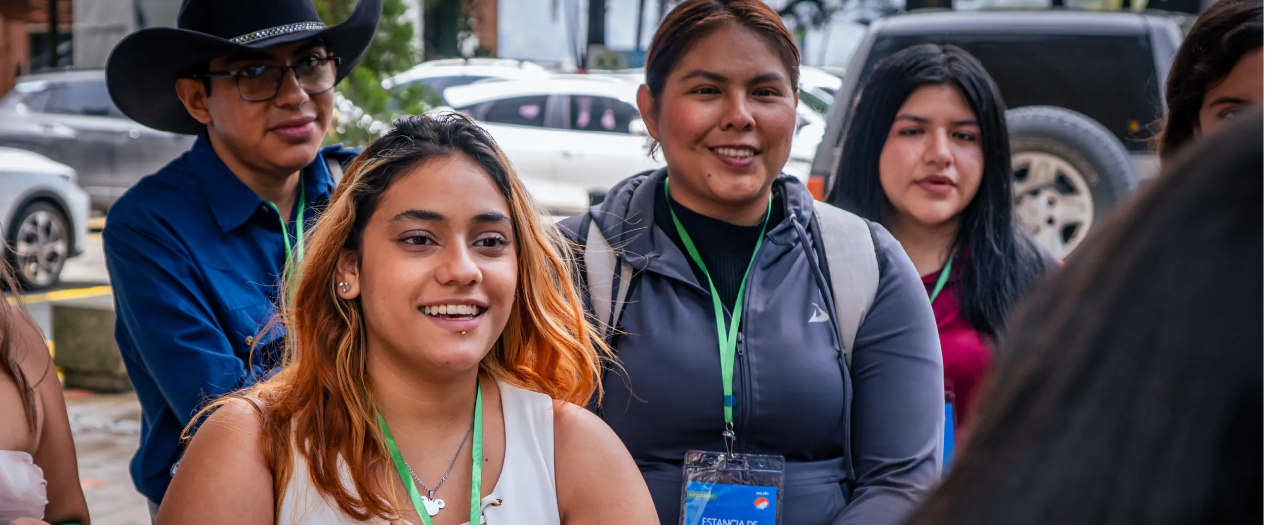 Los estudiantes Delfín llenaron el campus Robledo con sus sonrisas.