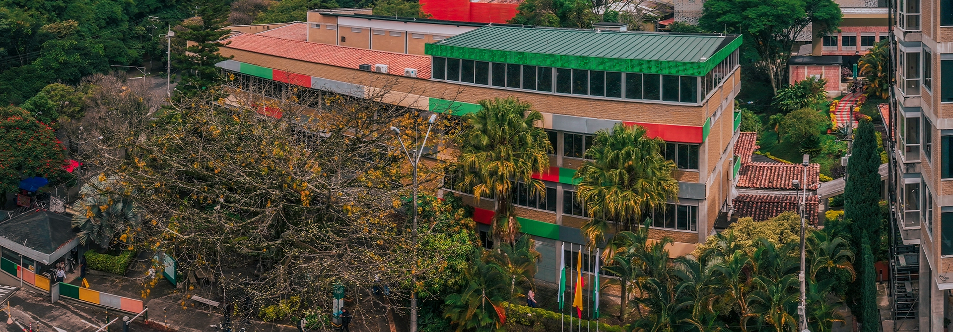 Bloque 1 del campus Robledo, donde está ubicado el Laboratorio de Psicología.