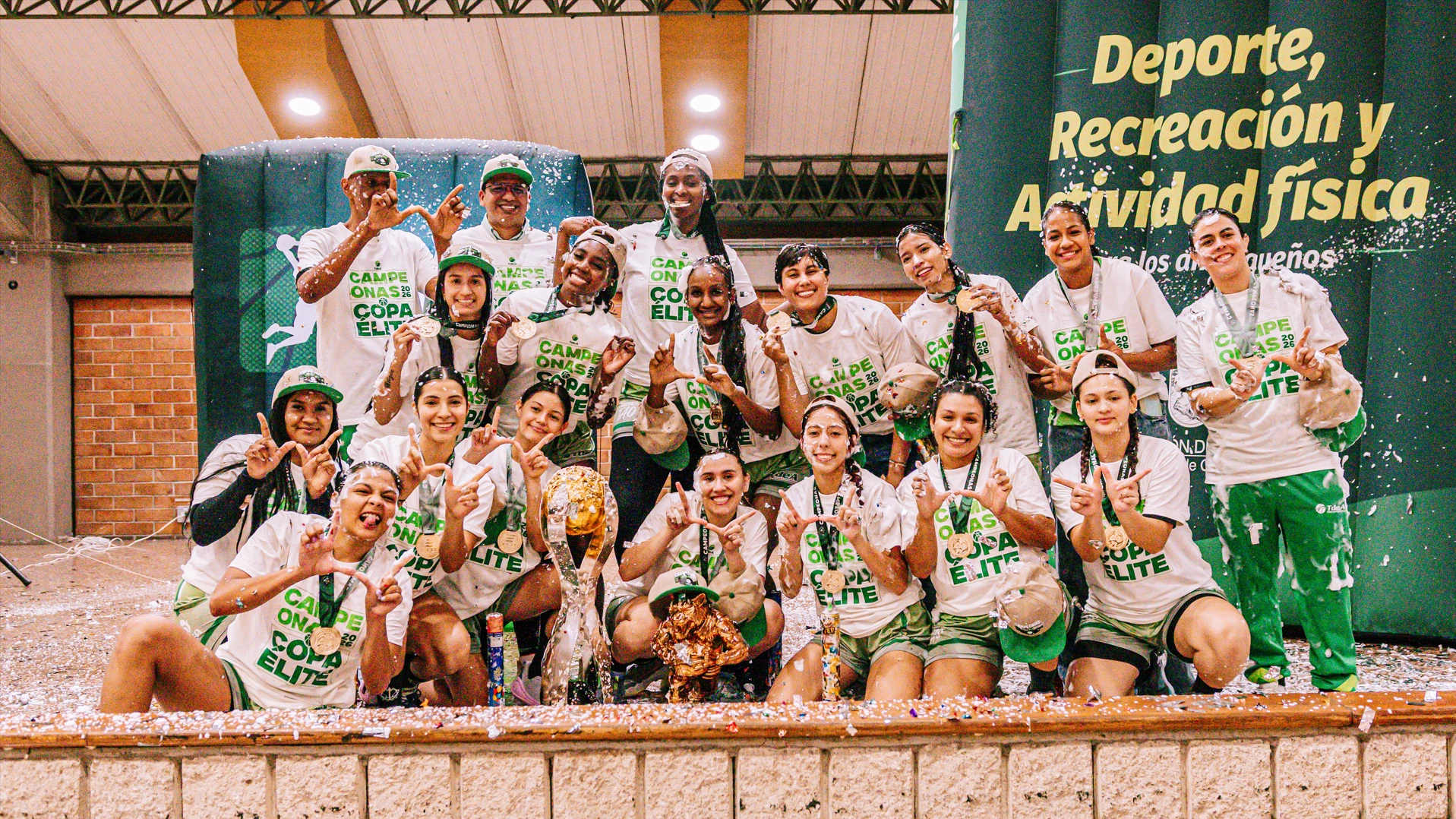 ¡Invictas y campeonas! El TdeA conquista la Primera Copa Élite de Baloncesto Femenino